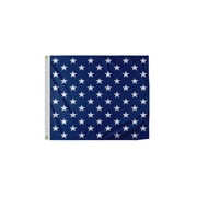 Promo Patriot's US Navy Union Jack Flag 12x18 Inch - Printed 200D Nylon - Stitched Edges - Brass Grommets Canvas Heading - US Navy Jack Flag